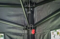 Grillfürst Pop-Up Pavillon / Grillpavillon / Gartenpavillon / Grillzelt 3x3m V3 - Mit Rauchabzug -Outdoor-Grillladen Grillfuerst Pavillon Stangen