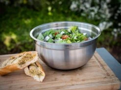 Grillfürst BBQ 3er Edelstahlschüssel Set Mit Glasdeckel 33 Grillfürst BBQ 3er Edelstahlschüssel Set Mit Glasdeckel -Outdoor-Grillladen Grillfuerst Salatschuessel Grillsalat