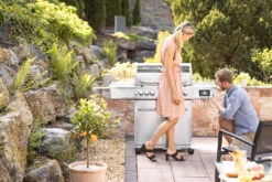 Grillfürst G521E Smart Grill - Mit Automatischer Temperatursteuerung, Hochtemperaturbrenner, Heckbrenner Und Edelstahl Rosten -Outdoor-Grillladen Grillfuerst Smartgrill Edelstahlgrill G521E Smart