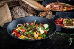 Grillfürst Gusseisen Wok Mit 2 Griffen Ø 30 Cm -Outdoor-Grillladen Grillfuerst Wok Gusseisen Griffe