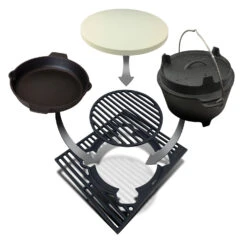 Grillfürst X-Rost System Grillrost Aus Gusseisen Für Grillfürst Gasgrills - Inkl. Dutch Oven DO9 Einsatz 9 Grillfürst X-Rost System Grillrost Aus Gusseisen Für Grillfürst Gasgrills - Inkl. Dutch Oven DO9 Einsatz -Outdoor-Grillladen Grillfuerst X Rost Grillsystem Einsaetze
