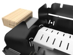 Knister Gasgrill - Ausziehbarer Kompaktgrill -Outdoor-Grillladen Knister Gasgrill Flammenschutz montieren