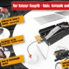 Knister Gasgrill - Ausziehbarer Kompaktgrill