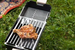 Knister Grill Original - Ausziehbarer Holzkohle Kompaktgrill 28 Knister Grill Original - Ausziehbarer Holzkohle Kompaktgrill -Outdoor-Grillladen Knister Grill Grillroste hoehenverstellbar