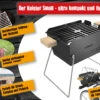 Knister Grill Small - Holzkohle Kompaktgrill