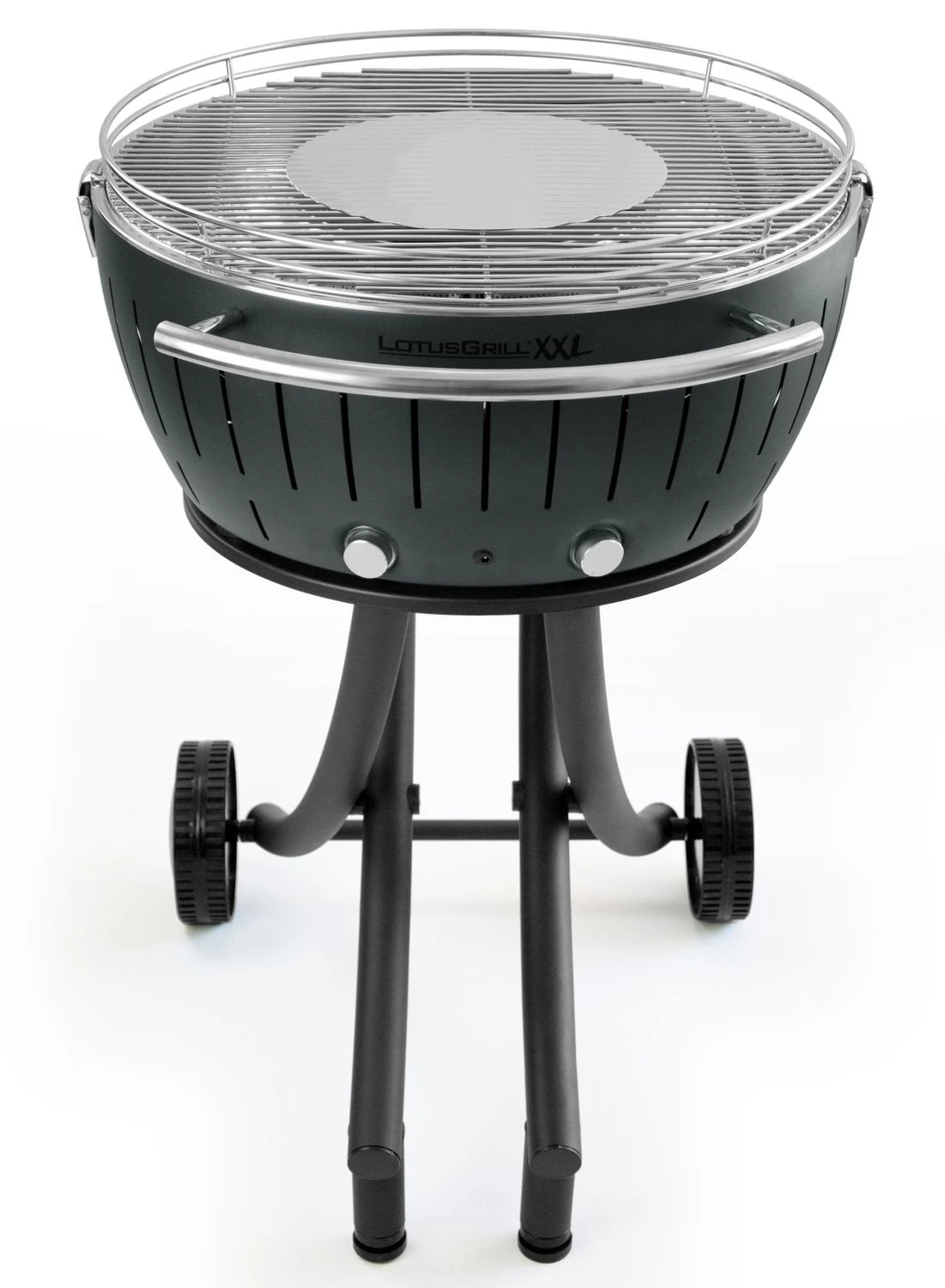 LotusGrill XXL - Holzkohle Grillstation - Anthrazitgrau 1 LotusGrill XXL - Holzkohle Grillstation - Anthrazitgrau