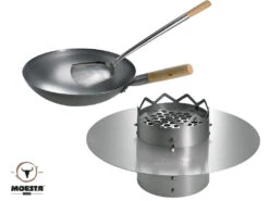 Moesta WOK'N BBQ Komplettpaket - Für Kugelgrill (47cm)