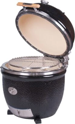 Monolith Grill LeCHEF BBQ GURU - PRO-Serie 2.0 Schwarz - OHNE Gestell Und Seitentische - Inkl. UltraQ Controller Set -Outdoor-Grillladen Monolith Keramik Grill BBQ Guru Le Chef PRO Serie 2 0 129031 3 1688034762