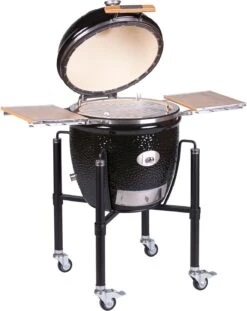 Monolith Grill CLASSIC PRO-Serie 2.0 Schwarz - MIT Gestell Und Seitentischen -Outdoor-Grillladen Monolith Keramik Grill Classic PRO Serie 2 0 121001 black 5