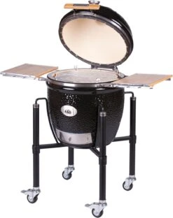 Monolith Grill CLASSIC PRO-Serie 2.0 Schwarz - MIT Gestell Und Seitentischen -Outdoor-Grillladen Monolith Keramik Grill Classic PRO Serie 2 0 121001 black 6