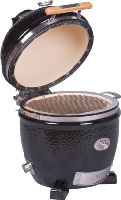 Monolith Grill Junior PRO Serie 2.0 Schwarz - OHNE Gestell -Outdoor-Grillladen Monolith Keramik Grill Junior PRO Serie 2 0 121022 black 12