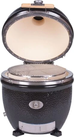 Monolith Grill LeCHEF PRO-Serie 2.0 Schwarz - OHNE Gestell Und Seitentische -Outdoor-Grillladen Monolith Keramik Grill Le Chef PRO Serie 2 0 121031 black 8