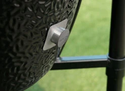 Monolith Grill CLASSIC PRO-Serie 2.0 Schwarz - MIT Gestell Und Seitentischen -Outdoor-Grillladen Monolith bbq guru adapter classic grill