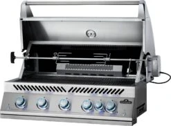 Napoleon 700-Series 38" BIG38 Edelstahl Einbaugrill Inkl. Drehspieß - Modell 2023 -Outdoor-Grillladen Napoleon Einbaugrill 700 Series BIG38 Drehspiess Forken