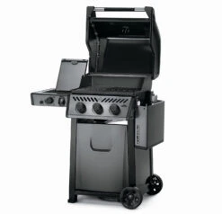 Napoleon Freestyle 365 Gasgrill, Graphit - Mit Sizzle Zone - Modell 2023 -Outdoor-Grillladen Napoleon Freestyle 365 Side Sizzle Zone offen