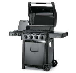 Napoleon Freestyle 425 Gasgrill, Graphit - Mit Sizzle Zone - X-DEAL Inkl. Grillplatte Und Plancha Tool-Set -Outdoor-Grillladen Napoleon Freestyle 425 Gasgrill Sizzle Zone offen