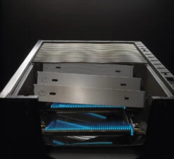 Napoleon Outdoor Küche Oasis Compact 105 Mit Prestige 500 Einbaugrill Und Einbau Sizzle Zone - Inkl. Arbeitsplatte Aus Feinsteinzeug -Outdoor-Grillladen Napoleon Oasis Compact P500 Brennersystem Edelstahl