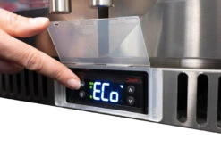 Napoleon Outdoor - Kühlschrank, 210 Liter, 2-türig Mit Doppelverglasung Und LED Beleuchtung - Wasserdicht Nach IP24 -Outdoor-Grillladen Napoleon Outdoor Kueche Kuehlschrank Eco Mode