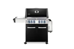 Napoleon Prestige 500 Gasgrill, Schwarz - Mit Safety Glow - Modell 2023 - SMART Deal Inkl. Grillfürst Grill Control -Outdoor-Grillladen Napoleon Prestige 500 Gasgrill schwarz Seitenablage klappbar