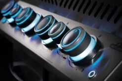 Napoleon Prestige 500 Gasgrill, Charcoal Grau - Mit Safety Glow - Modell 2023 -Outdoor-Grillladen Napoleon Prestige 500 Safety Glow Drehreglerbeleuchtung 02