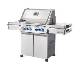 Napoleon Prestige Pro 500-3 Edelstahl Gasgrill, Erdgas Inkl. Drehspieß - Modell 2023 -Outdoor-Grillladen Napoleon Prestige Pro 500 seitlich 02