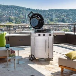 Outdoorchef Gas Kugelgrill Arosa 570 G Premium Steel Inkl. Seitenkocher -Outdoor-Grillladen Outdoorchef Arosa Premium Steel mood 1