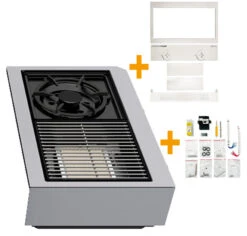 Outdoorchef Gas Kugelgrill Arosa 570 G Tex Inkl. Blazing Zone + Cooking Zone -Outdoor-Grillladen Outdoorchef Balzing Cooking Zone Kit Arosa Tex Rahmen Werkzeug 5 1688729292