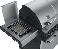 Outdoorchef Dualchef 325 G Gasgrill Mit Seitenkocher + BLAZING ZONE Infrarotbrenner + DGS Gusseisen Grillrost 2 Stk. + DGS Gemüse Grillrost 2 Stk. -Outdoor-Grillladen Outdoorchef Blazing Zone Dualchef 18 212 80 eingebaut aus