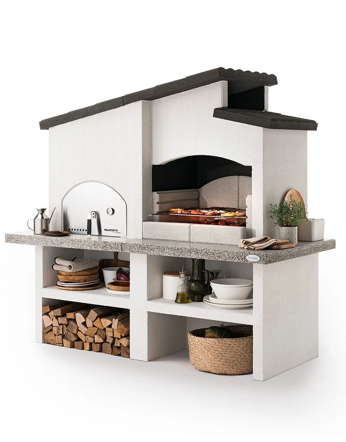 Palazzetti Grillkamin New Zealand 2 Mit Pizzaofen Inkl. Montagematerial 3 Palazzetti Grillkamin New Zealand 2 Mit Pizzaofen Inkl. Montagematerial – Bild 3