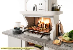 Palazzetti Grillkamin Pamplona Mit Pizzaofen Inkl. Montagematerial 9 Palazzetti Grillkamin Pamplona Mit Pizzaofen Inkl. Montagematerial -Outdoor-Grillladen Palazzetti Grillkamin Pamplona Feuerraum