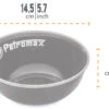 Petromax Emaille Schalen / 600 Ml / Schwarz, 2 Stück