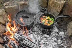 Petromax Gusseiserne Kasserolle Mit Deckel Kr2 -Outdoor-Grillladen Petromax Kasserolle kr2 kr1 Glut Feuertopf