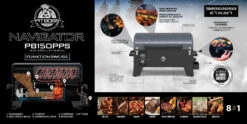 Pit Boss Pelletgrill Navigator 150 -Outdoor-Grillladen Pit Boss Navigator 150 tragbarer Pelletgrill