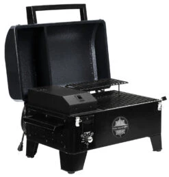 Pit Boss Pelletgrill Navigator 150 -Outdoor-Grillladen Pit Boss Pelletgrill Navigator 150 10805 Deckel offen Hopper