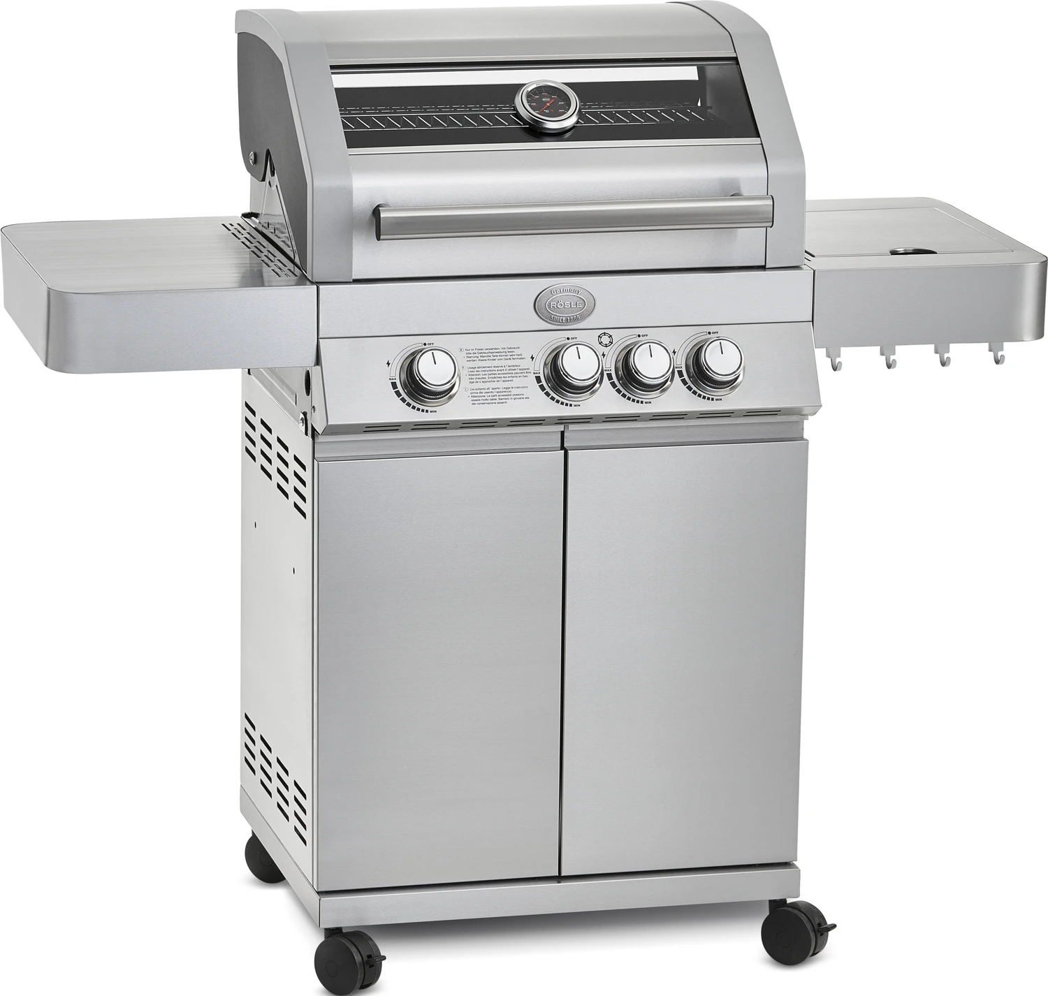 Rösle Gasgrill Videro G3 Edelstahl - Modell 2023 Inkl. Abdeckhaube 1 Rösle Gasgrill Videro G3 Edelstahl - Modell 2023 Inkl. Abdeckhaube