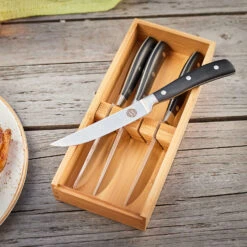 Rösle Steakmesser 4er Set - FC Bayern Edition -Outdoor-Grillladen Roesle Steakmesser 4er Set FC Bayern Lifestyle