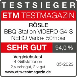 Rösle Gasgrill Videro G4-S Vario+ Nero Schwarz - Modell 2023 - X-DEAL Inkl. Abdeckhaube Und Grillplatte 19 Rösle Gasgrill Videro G4-S Vario+ Nero Schwarz - Modell 2023 - X-DEAL Inkl. Abdeckhaube Und Grillplatte -Outdoor-Grillladen Roesle Videro G4 S Nero Vario Testsieger Grillstationen