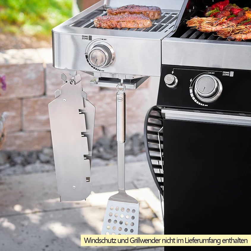 Rösle Gasgrill Videro G4-S VARIO+ Schwarz - Modell 2023 - X-DEAL Inkl. Abdeckhaube Und Grillplatte 16 Rösle Gasgrill Videro G4-S VARIO+ Schwarz - Modell 2023 - X-DEAL Inkl. Abdeckhaube Und Grillplatte – Bild 16
