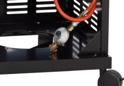 Rösle Gasgrill Videro G4 Schwarz - Modell 2023 -Outdoor-Grillladen Roesle Videro Gasgrill Schlauchbruchsicherung 1