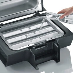 Severin Elektrogrill SEVO Smart Control GT - Boost Zone 500°C - Mit Deckel - 3.000 W -Outdoor-Grillladen Severin Sevo Smart Control GT PG8138 Aluschale