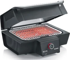 Severin Elektrogrill SEVO Smart Control GT - Boost Zone 500°C - Mit Deckel - 3.000 W