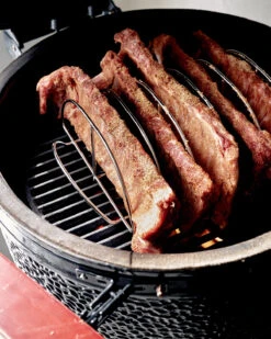 The Bastard Keramikgrill Classic Large - Complete - Schwarz Glänzend - Modell 2023 -Outdoor-Grillladen The Bastard Classic Large Keramikgrill Rippchen