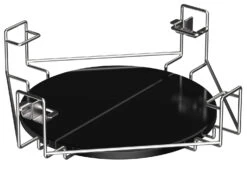 The Bastard Keramikgrill VX Large - Complete - Schwarz Matt - Modell 2023 33 The Bastard Keramikgrill VX Large - Complete - Schwarz Matt - Modell 2023 -Outdoor-Grillladen The Bastard Multilevel Cooking System Large Plate Setter 2