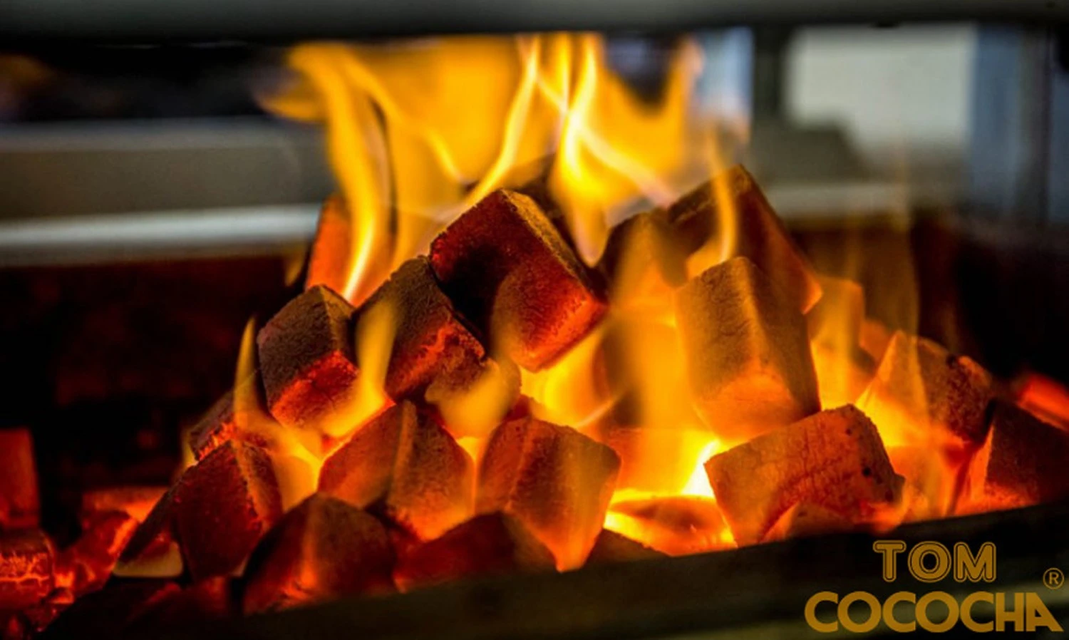 TOM Cococha Rot BBQ Grillbriketts 10kg 2 TOM Cococha Rot BBQ Grillbriketts 10kg – Bild 2