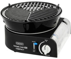 CADAC Camping Gasgrill Safari Chef 30 Compact - Kartuschenbetrieb -Outdoor-Grillladen cadac safari chef 30 gasgrill 6525L1 10 UN 1