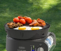 CADAC Camping Gasgrill Safari Chef 30 Compact - Kartuschenbetrieb -Outdoor-Grillladen cadac safari chef 30 gasgrill plancha
