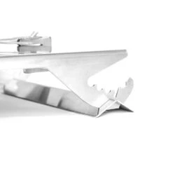 Fennek Flammlachshalterung Aus Edelstahl Mit Zubehör Und Tasche -Outdoor-Grillladen fennek edelstahl flammlachshalter halterung