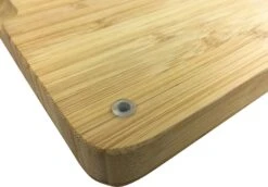 Grillfürst Schneidebrett Set, 2 Kleine Schneidebretter 39 X 26cm, 1 Großes Schneidebrett 50 X 30cm -Outdoor-Grillladen grillfuerst schneidebrett gross fuesse 1