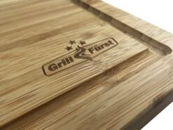 Grillfürst Bambus Schneidebrett Groß 50 X 30 Cm Bambus -Outdoor-Grillladen grillfuerst schneidebrett gross logo