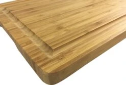 Grillfürst Schneidebrett Klein 39 X 26 Cm Bambus -Outdoor-Grillladen grillfuerst schneidebrett klein saftrinne